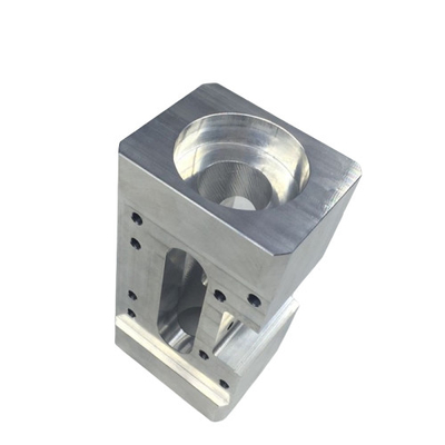 Serviço de usinagem CNC de bloco mecânico de alumínio Fabricação de componentes metálicos