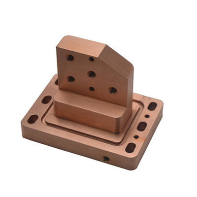 As peças cabendo de bronze do conector de bronze do suporte, o CNC de bronze do encaixe fizeram à máquina as peças