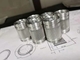 Anodização preta 6061 peças de alumínio Ansi CNC torneamento usinado