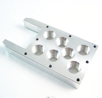 Peças fazendo à máquina de 6061 T6 de alumínio/do aço carbono cubo do CNC duramente que anodizam