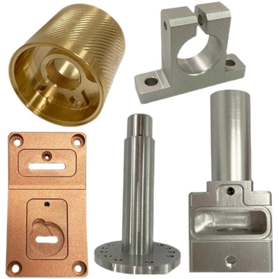 As peças cabendo de bronze do conector de bronze do suporte, o CNC de bronze do encaixe fizeram à máquina as peças